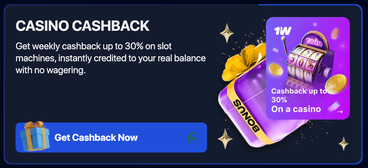 1Win Promo Banner — 500% Bonus